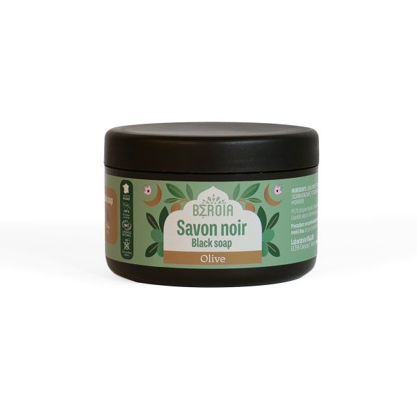 Savon noir à l'huile d'olive - Gommage corps - COSMOS NATURAL - 180g
