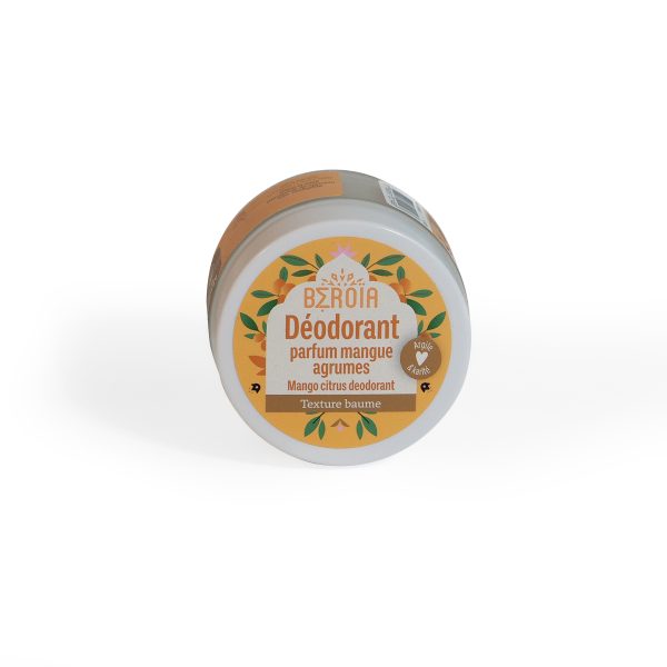 Déodorant solide bio - parfum mangue agrume - COSMOS ORGANIC -45 g